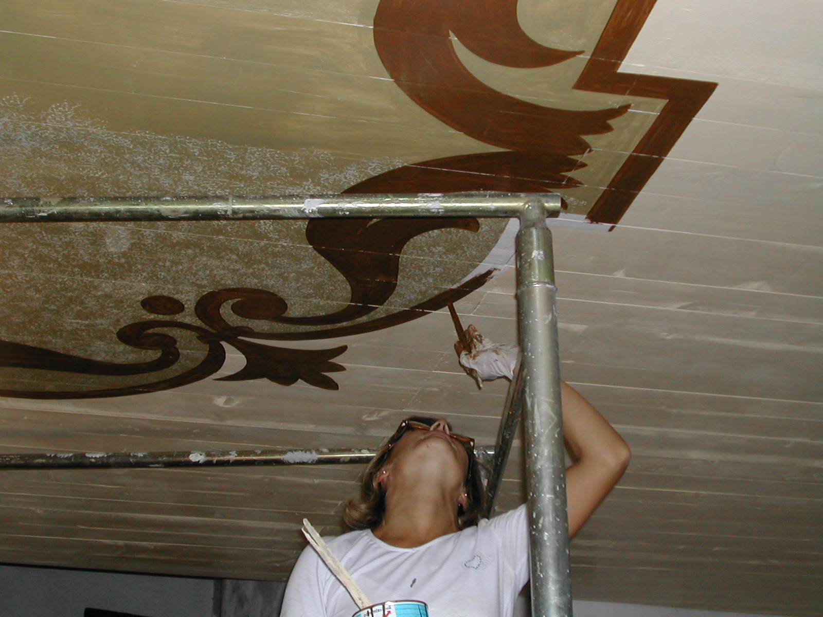 Rifacimento delle decorazioni del soffitto