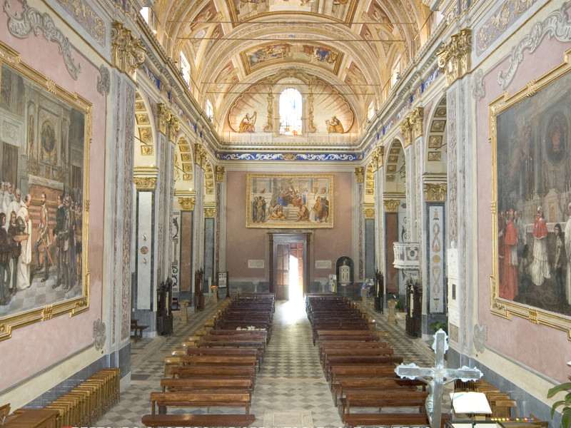 L'Abbazia Nostra Signora Assunta dopo l'opera di restauro di Formento Restauri, ditta edile di Finale Ligure, Savona.